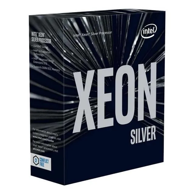 Intel Intel Xeon Silver 4208 8-Core 2.1 GHz LGA 3647 85W BX806954208 Server Processor — product photo