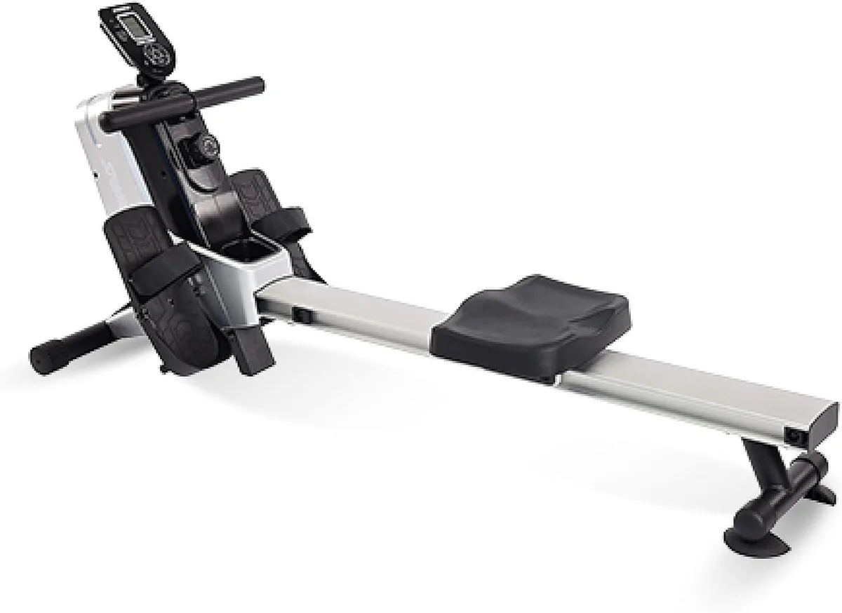 TUKO Stamina magnetic rowing machine with LCD monitor and adjustable resistance dial