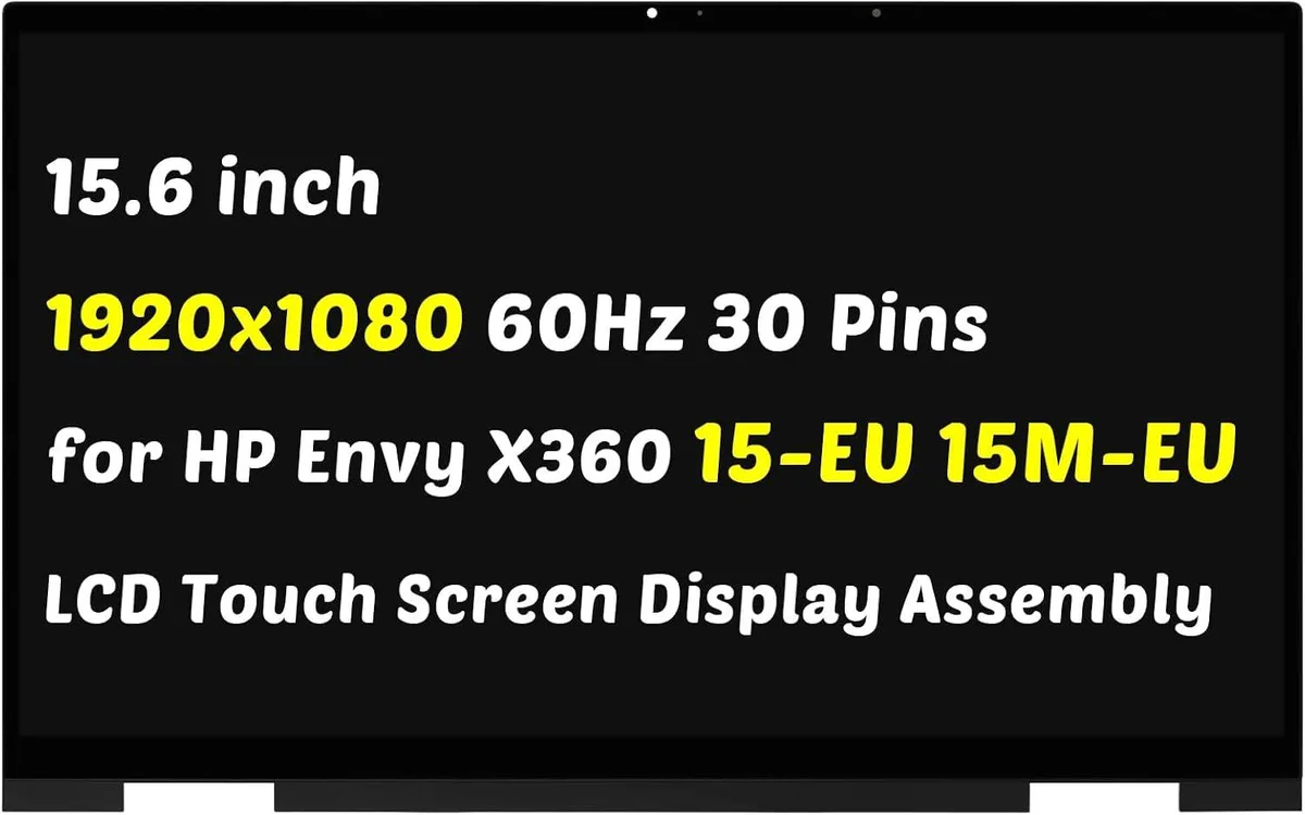 NUOLAISUN NUOLAISUN 15.6" 1920x1080 60Hz 30-pin touch screen for HP Envy x360 15m-eu0013dx 15m-eu0033dx — product photo
