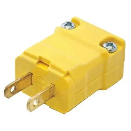 Hubbell Incorporated Hubbell HBL5865VY 15 A 125 V Yellow Nylon Plug — product photo