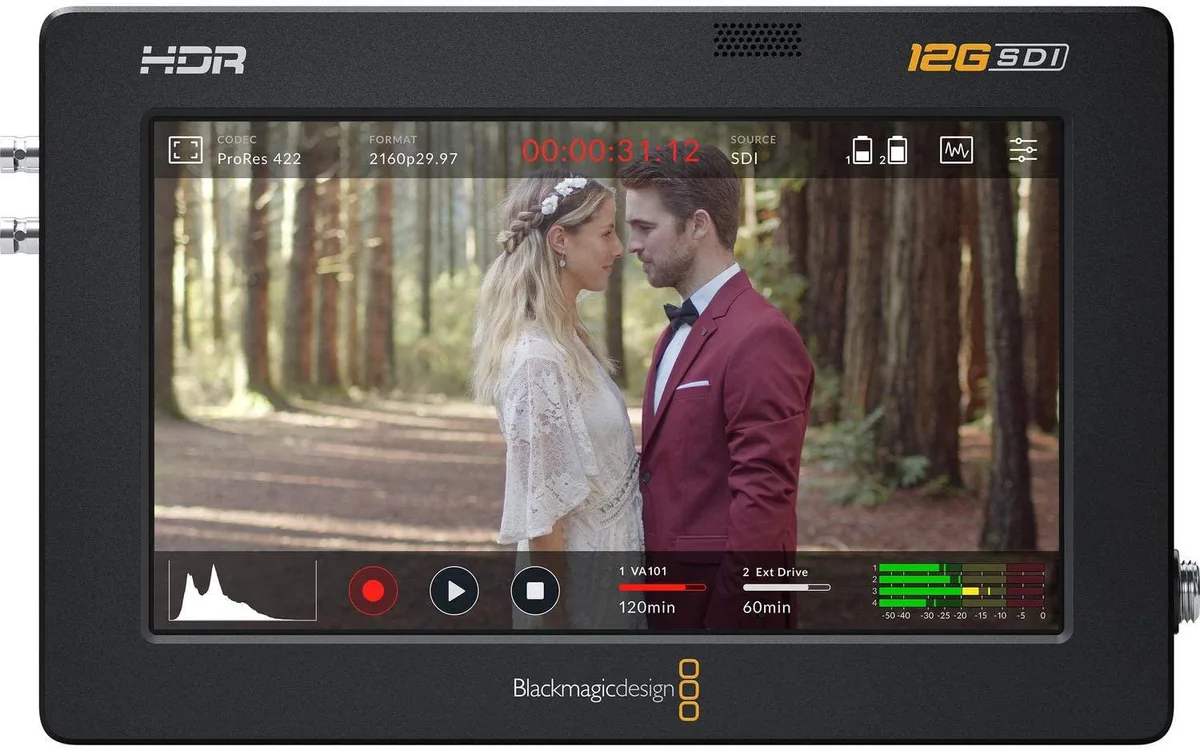 Blackmagic Design Pty. Ltd. Blackmagic Design Pty. Ltd. Video Assist 5" 12G-SDI HDMI HDR Recording Monitor — product photo