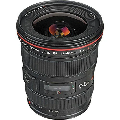 Canon Canon EF 17-40mm f/4L USM camera lens — product photo