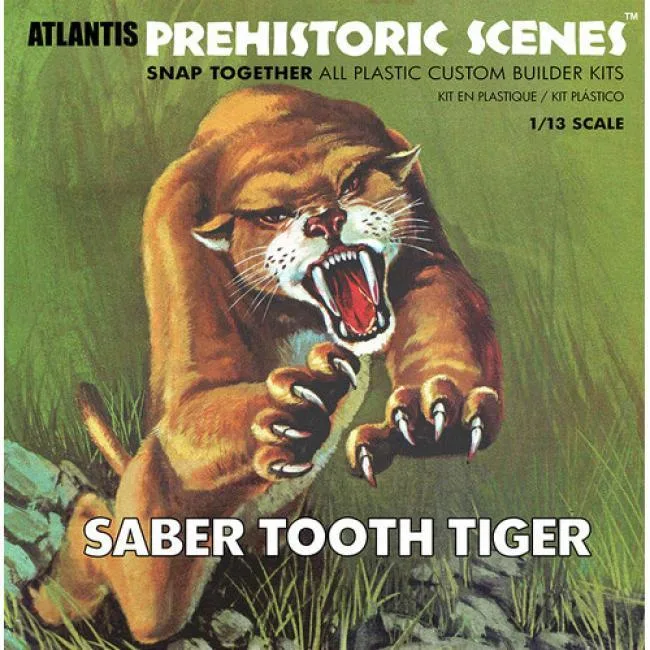 Atlantis Atlantis 1:13 Scale Saber Tooth Tiger Model Kit — product photo