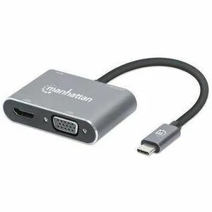 MANHATTAN MANHATTAN USB-C 4-in-1 Docking Converter HDMI VGA Power Delivery — product photo