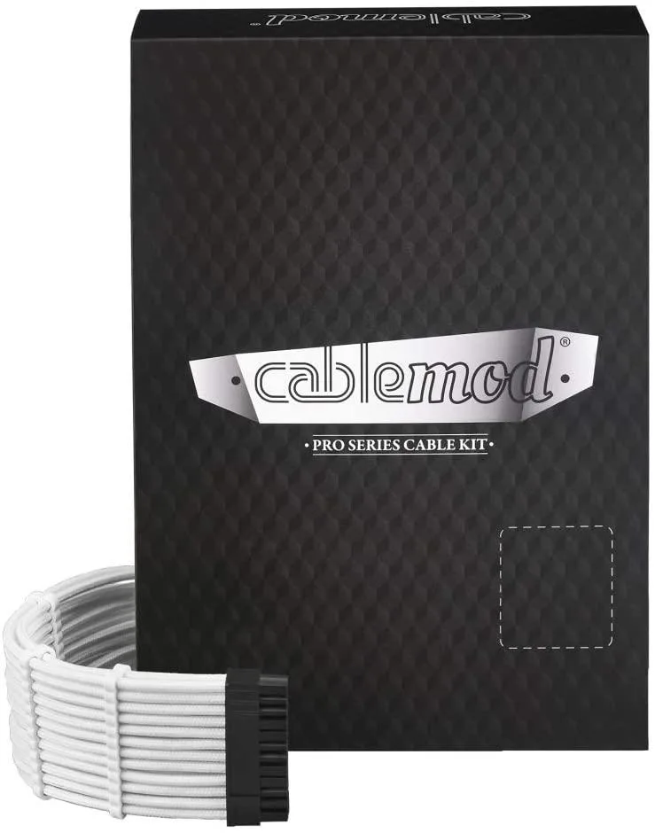 CableMod CableMod C-Series Pro ModFlex Sleeved Cable Kit for Corsair RM White — product photo