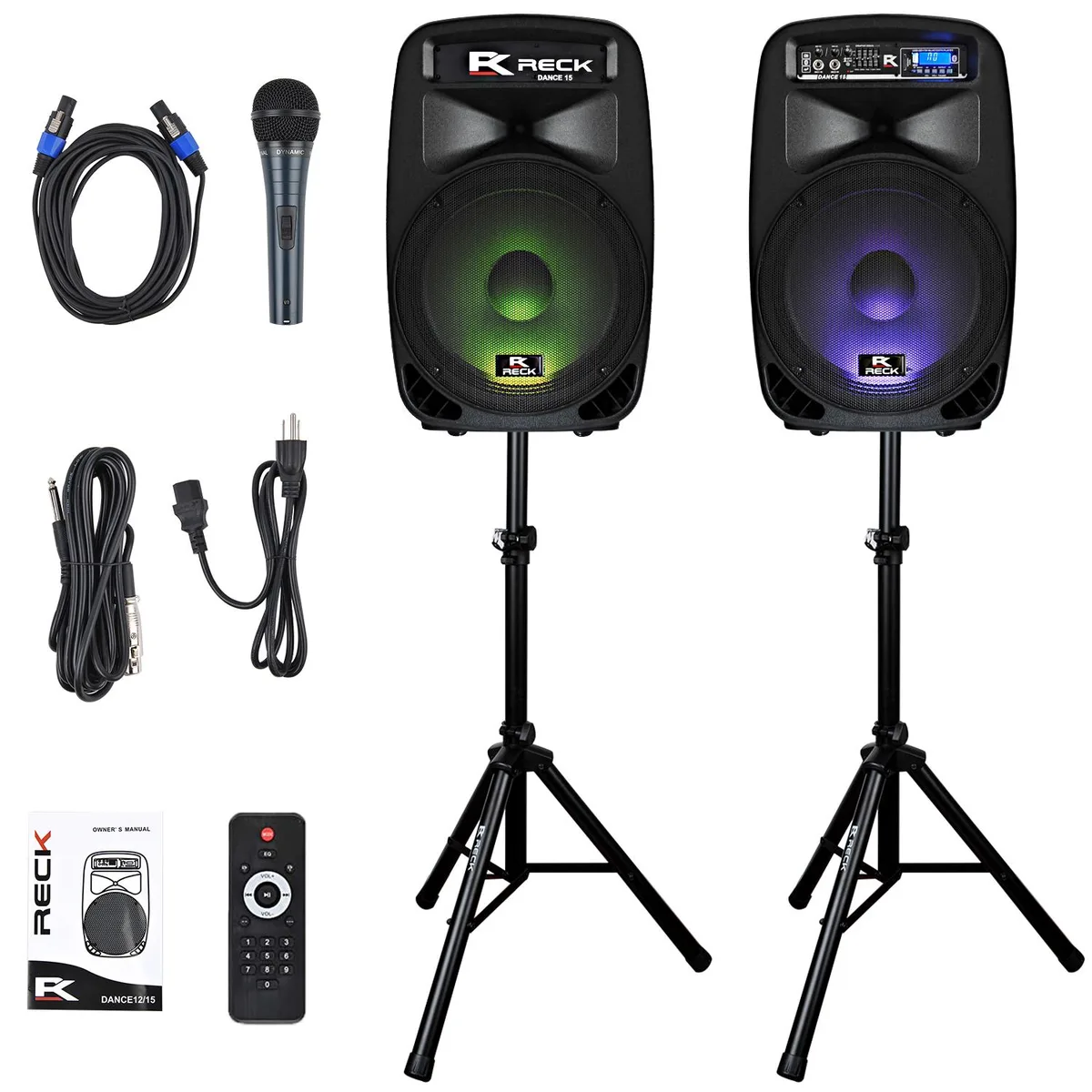 PRORECK PRORECK Dance 15 Portable 15-Inch 2000W PA Speaker System — product photo