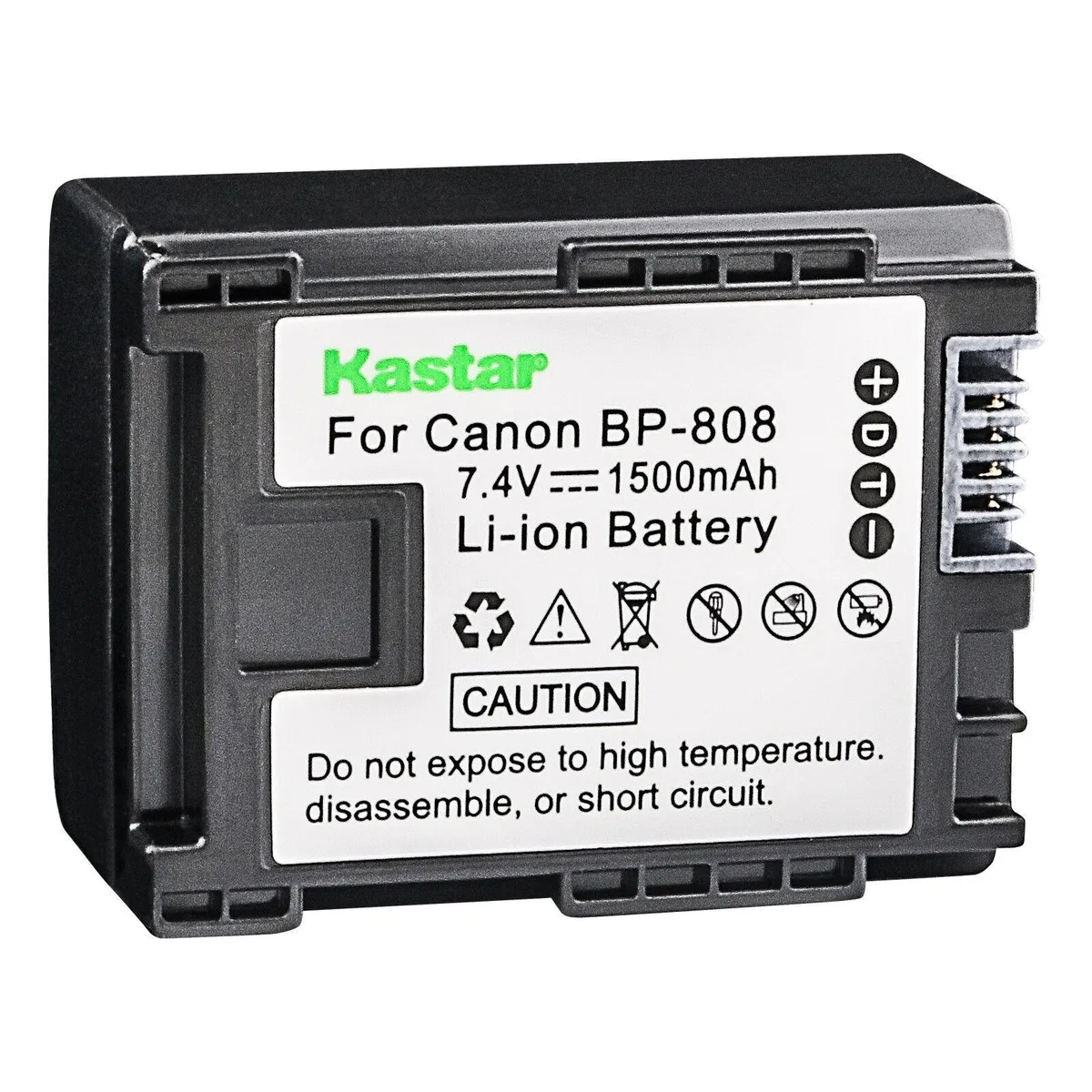 Kastar Kastar BP-808 7.4V 1500mAh camera battery — product photo