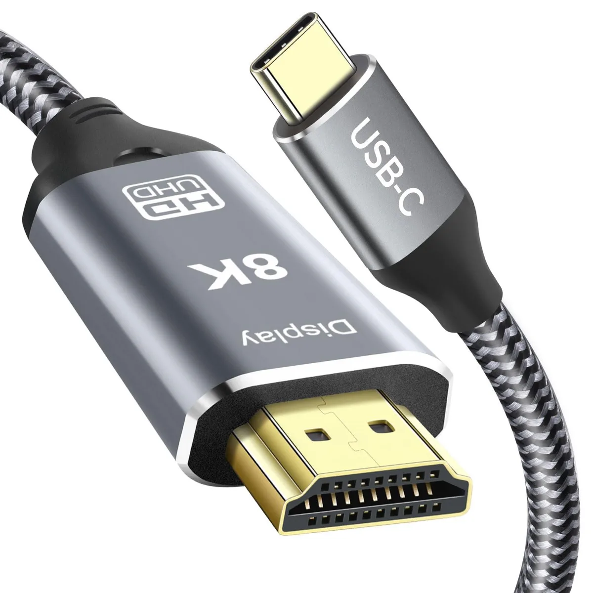 Vszerda Vszerda USB C to HDMI 2.1 Cable 6FT 8K@60Hz 4K@120Hz 48Gbps — product photo
