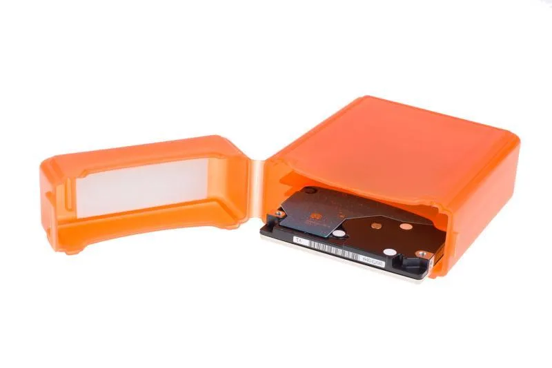 NEON Drive NEON Drive HDD-CASE-25-OR orange protective case for 2.5" HDD/SSD holds 2 drives hdd accessory — product photo