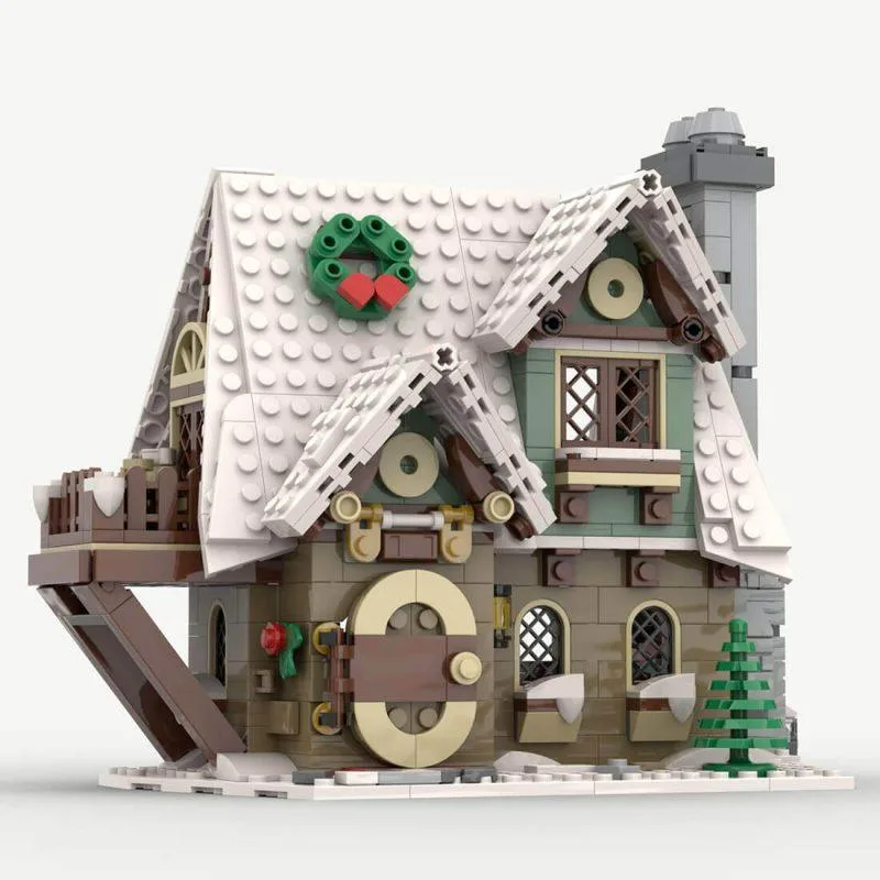 ZITIANYOUBUILD ZITIANYOUBUILD MOC-91768 Christmas Little Elf Cottage Building Blocks 898PCS — product photo