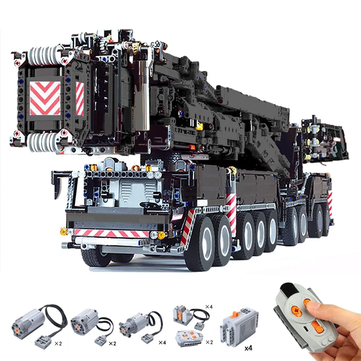 ZITIANYOUBUILD ZITIANYOUBUILD RC Liebherr LTM 11200 Crane 8128 Pieces MOC — product photo