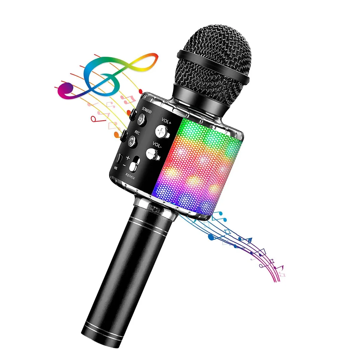 BlueFire CT007B-BF-AU-123 Wireless Karaoke Microphone Black — product photo