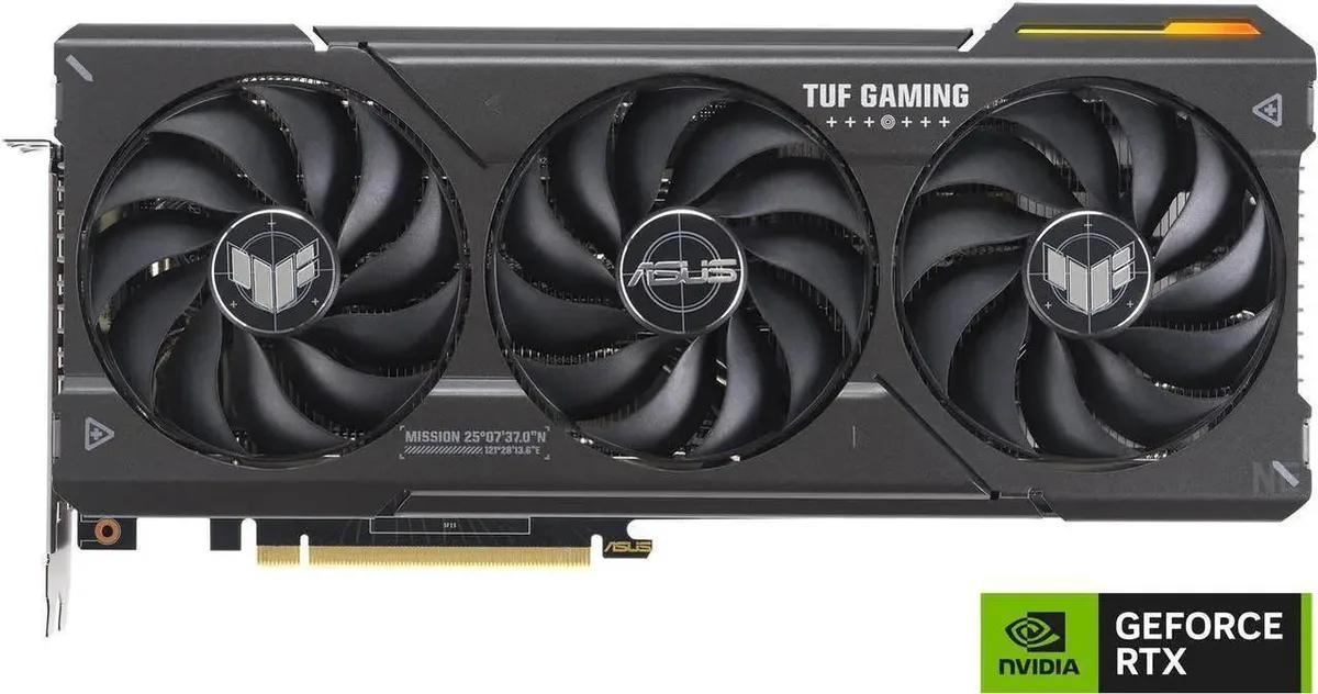 ASUS ASUS TUF Gaming GeForce RTX 4070 SUPER graphics card — product photo