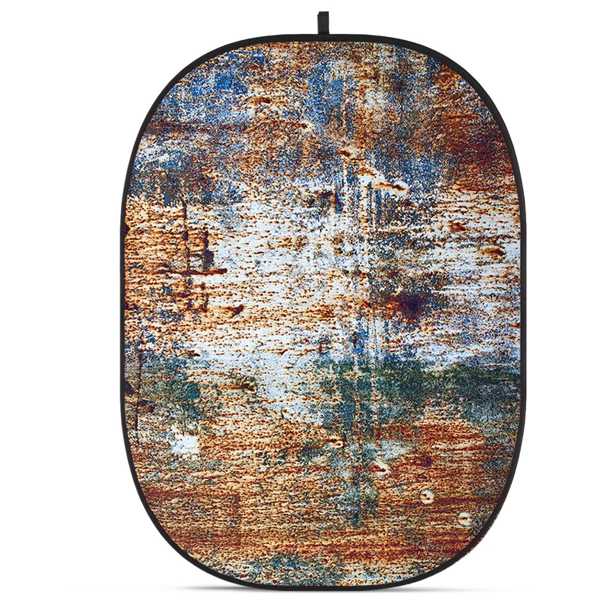 Glow Edge Glow Edge CBA-WR0003 5x6.5' Fabric Collapsible Backdrop Rusty Wall — product photo
