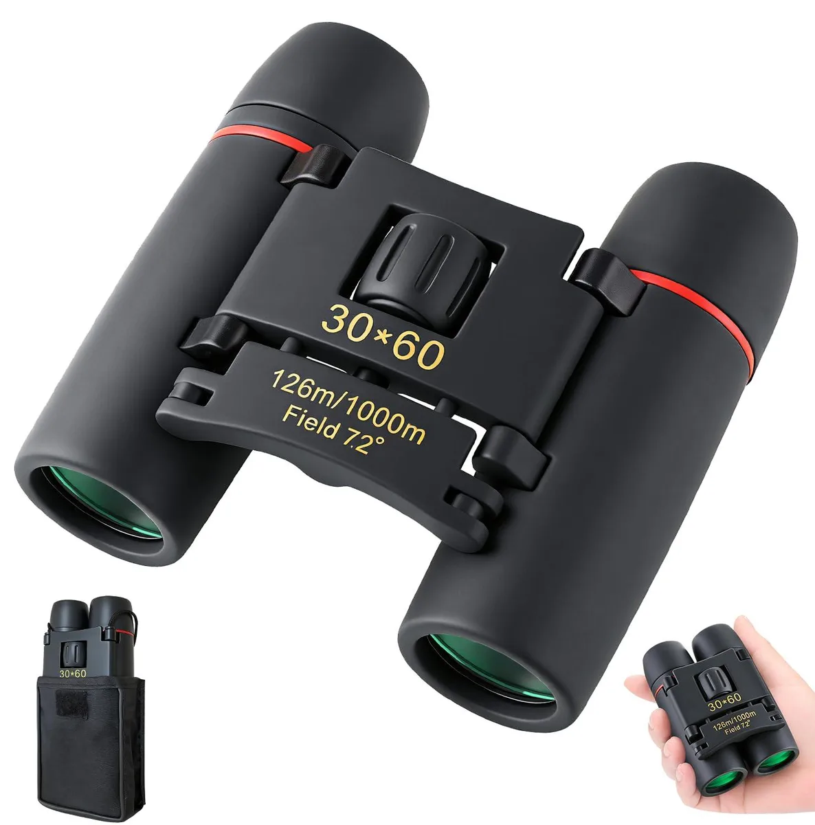  TSQQST 12x30 Binoculars 126m/1000m 5.3oz — product photo