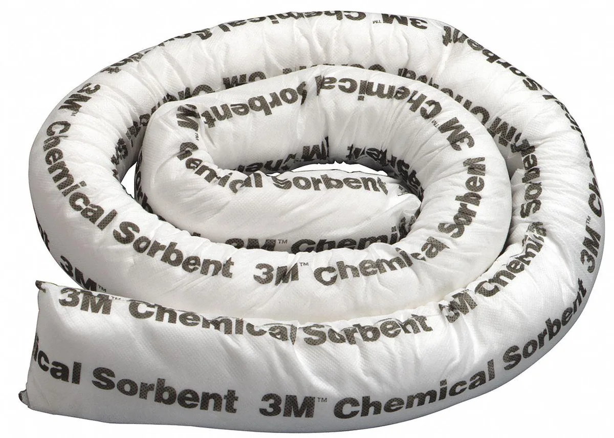 3M 3M P-208 Chemical Absorbent Boom 8 ft PK6 — product photo