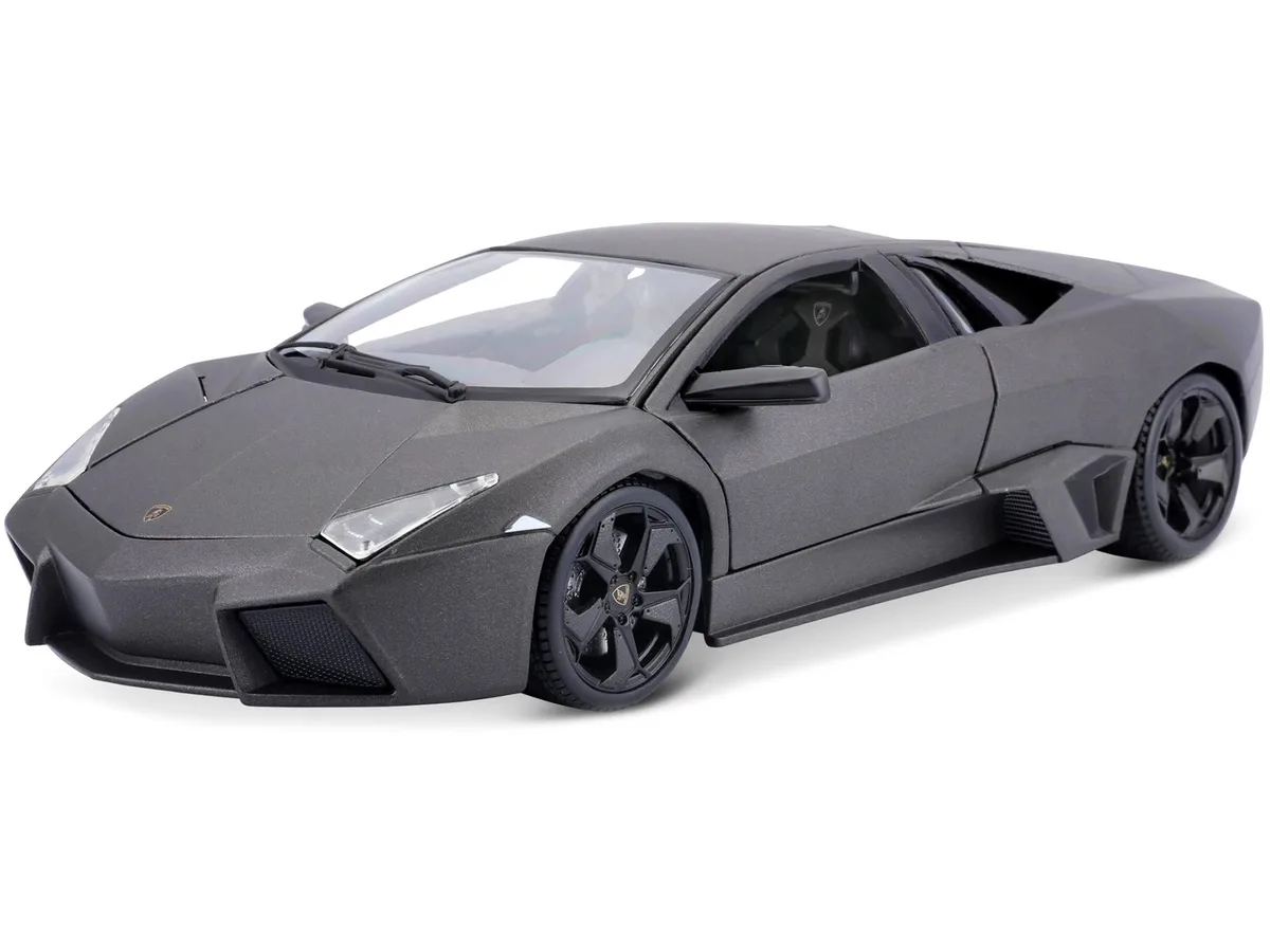 BBURAGO BBURAGO Lamborghini Reventon Dark Matt Gray 1/18 Diecast Vehicle — product photo