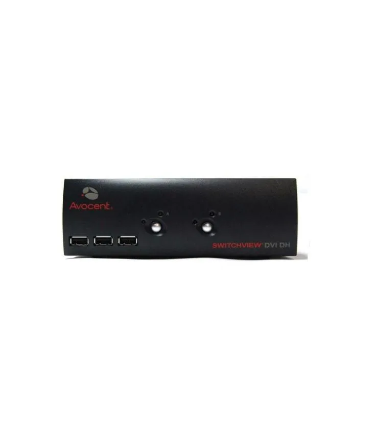 Avocent Avocent 2SVDVI30BND1-001 2-Port SwitchView USB Dual-Head DVI 3 SW KVM Switch — product photo