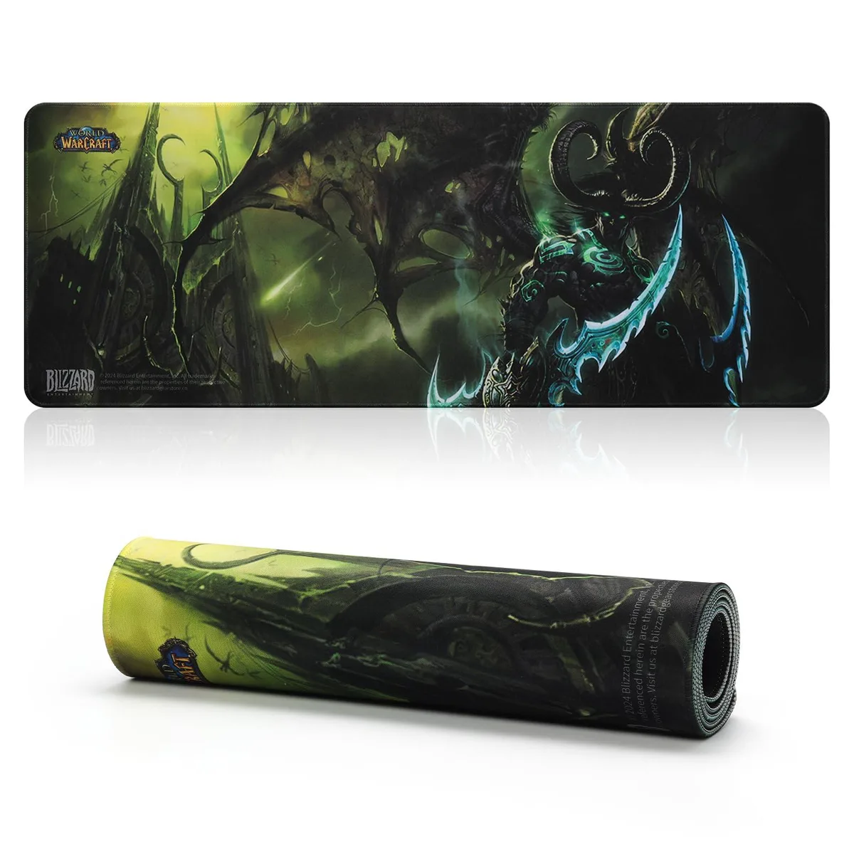 GENERIC MP-WOW-05 World of Warcraft XXL Mouse Pad Green 31.5 x 11.8 in — product photo