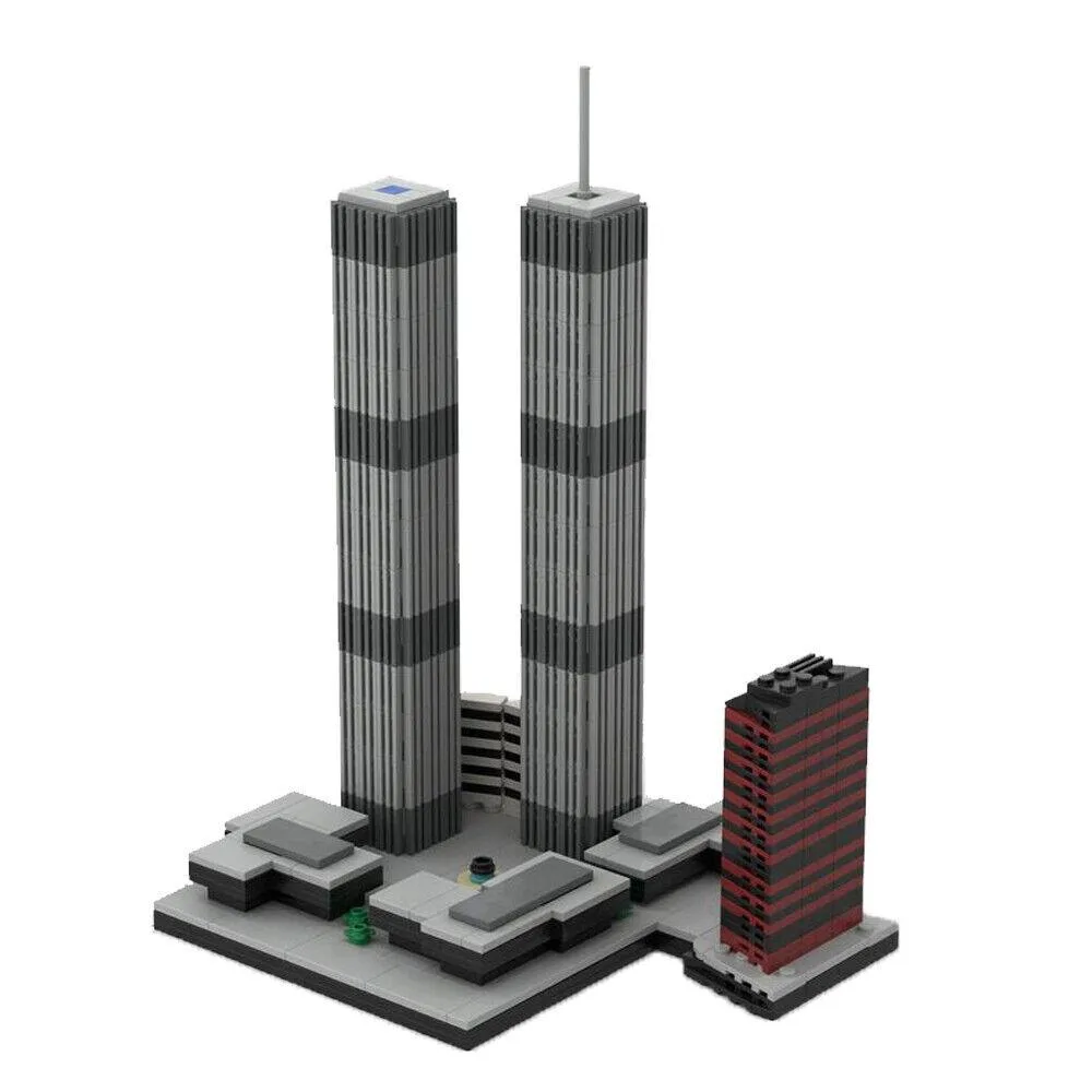 ZITIANYOUBUILD ZITIANYOUBUILD MOC-157149 World Trade Center 1:2000 982 Parts Educational Building Set — product photo