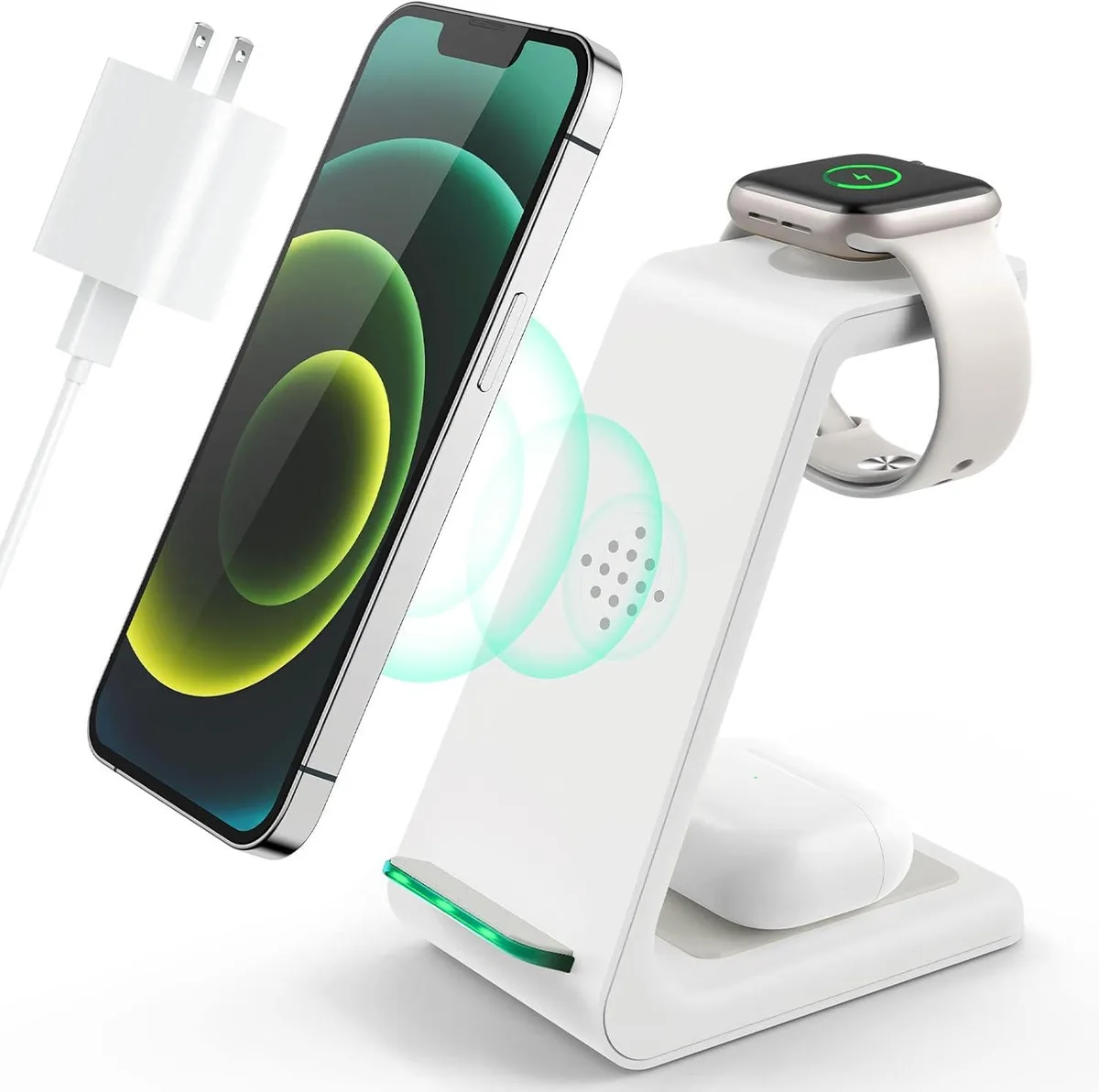 PISKEKAT PISKEKAT 3-in-1 Wireless Charger Stand 10W 5W 3W — product photo