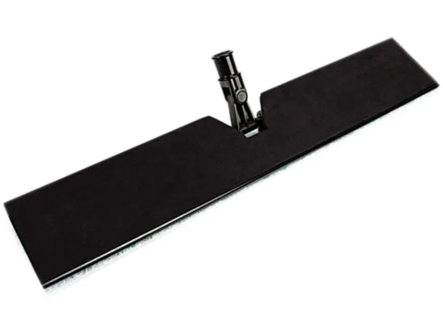 Black plastic duster holder, 23 inches long by 4 inches wide