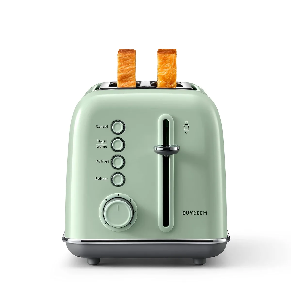 DT620 2-Slice Toaster 1.5" Slots 7 Shades 6 Functions Purple — product photo