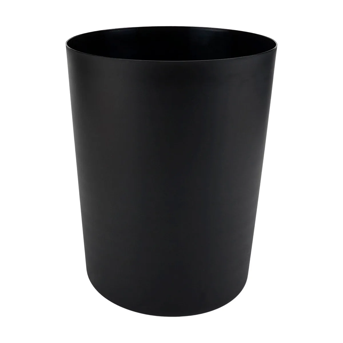 Mainstays Mainstays 5 gal Wastebasket, Open Top, Matte Black — product photo