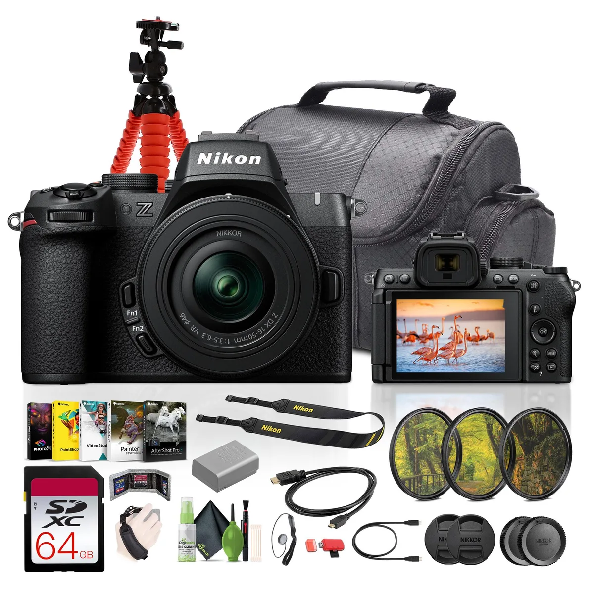 Nikon Inc Nikon Z50II Mirrorless Camera Kit 16-50mm f/3.5-6.3 VR + Vlogging Accessories — product photo