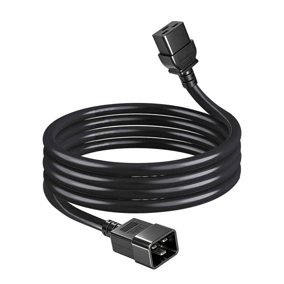  GE C19 to C20 Power Cord 14AWG 6 Feet Black — product photo