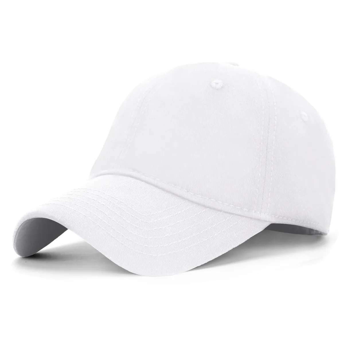  Oversize XXL Baseball Cap 23.6"-25.6" Black Polyester — product photo
