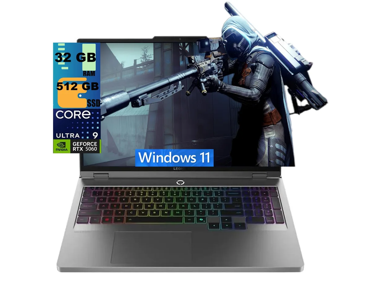 Lenovo Lenovo Legion 5 16 gaming laptop 16" WQXGA 240Hz Core Ultra 9 275HX RTX 5060 32GB 512GB — product photo