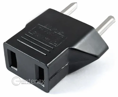Centenex Electronics Centenex Electronics CBADAPT_USAtoEUROPE USA to EU Plug Adapter Black — product photo