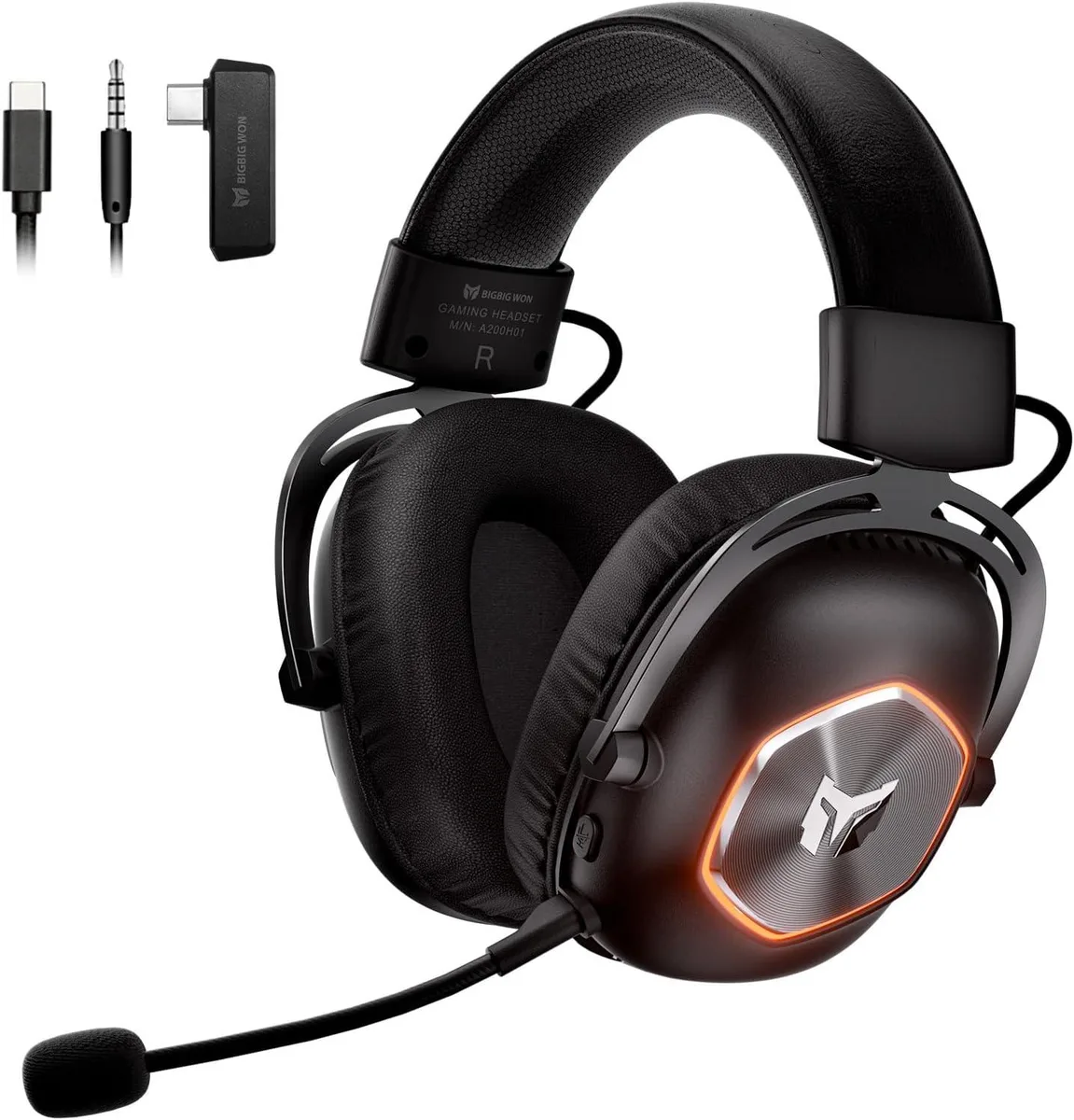 BIGBIG WON BIGBIG WON HALO PRO Gaming Headset 2.4GHz Bluetooth 5.3 35H 53mm — product photo