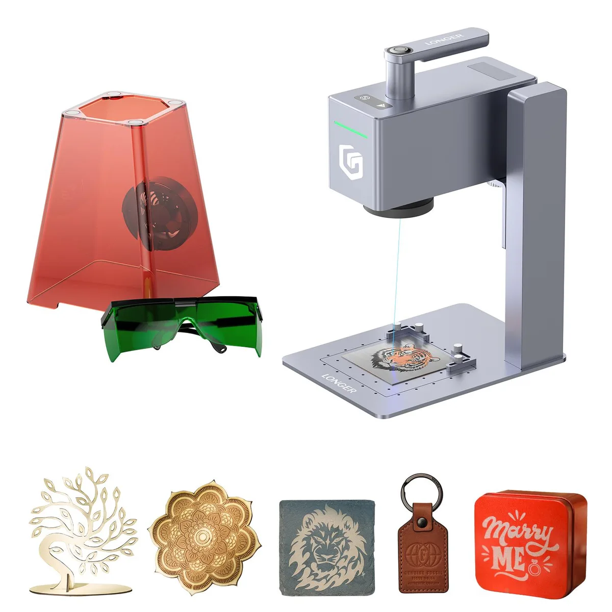 LONGER LONGER Nano Pro 14W Portable Laser Engraver 5000mm/s — product photo