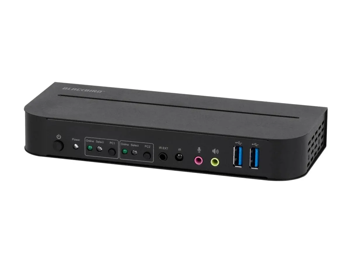 Monoprice Inc. Monoprice Inc. 142643 2x1 KVM Switch HDMI 2.0 USB 3.0 4K@60Hz — product photo