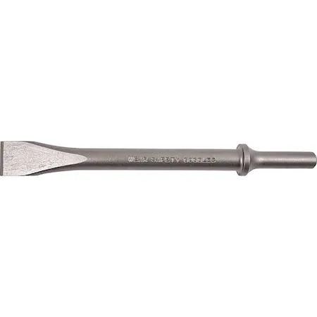 Chicago Pneumatic A046073 flat chisel bit 0.401in round shank 7in alloy steel