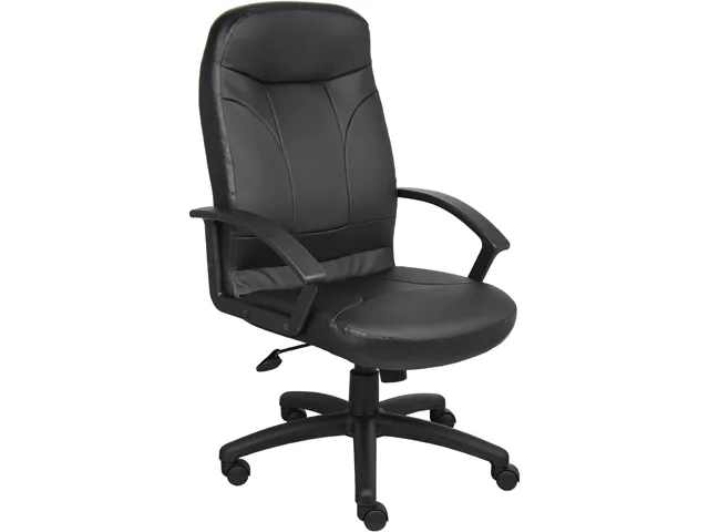 BOSS Office Products BOSS Office Products B8401 High Back LeatherPlus Office Furniture — product photo