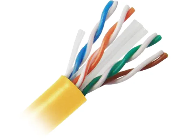 Nippon Labs Nippon Labs C6U-5387RY Cat 6 network ethernet cable 1000 ft 23 AWG UTP Yellow — product photo