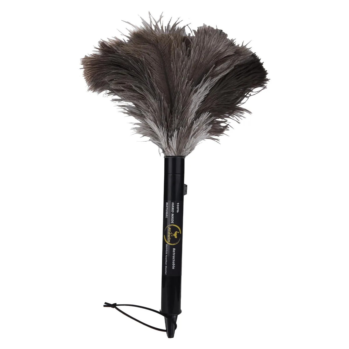 Aldwin Ostrich Feather Duster Retractable 16 inch cleaning kit — product photo
