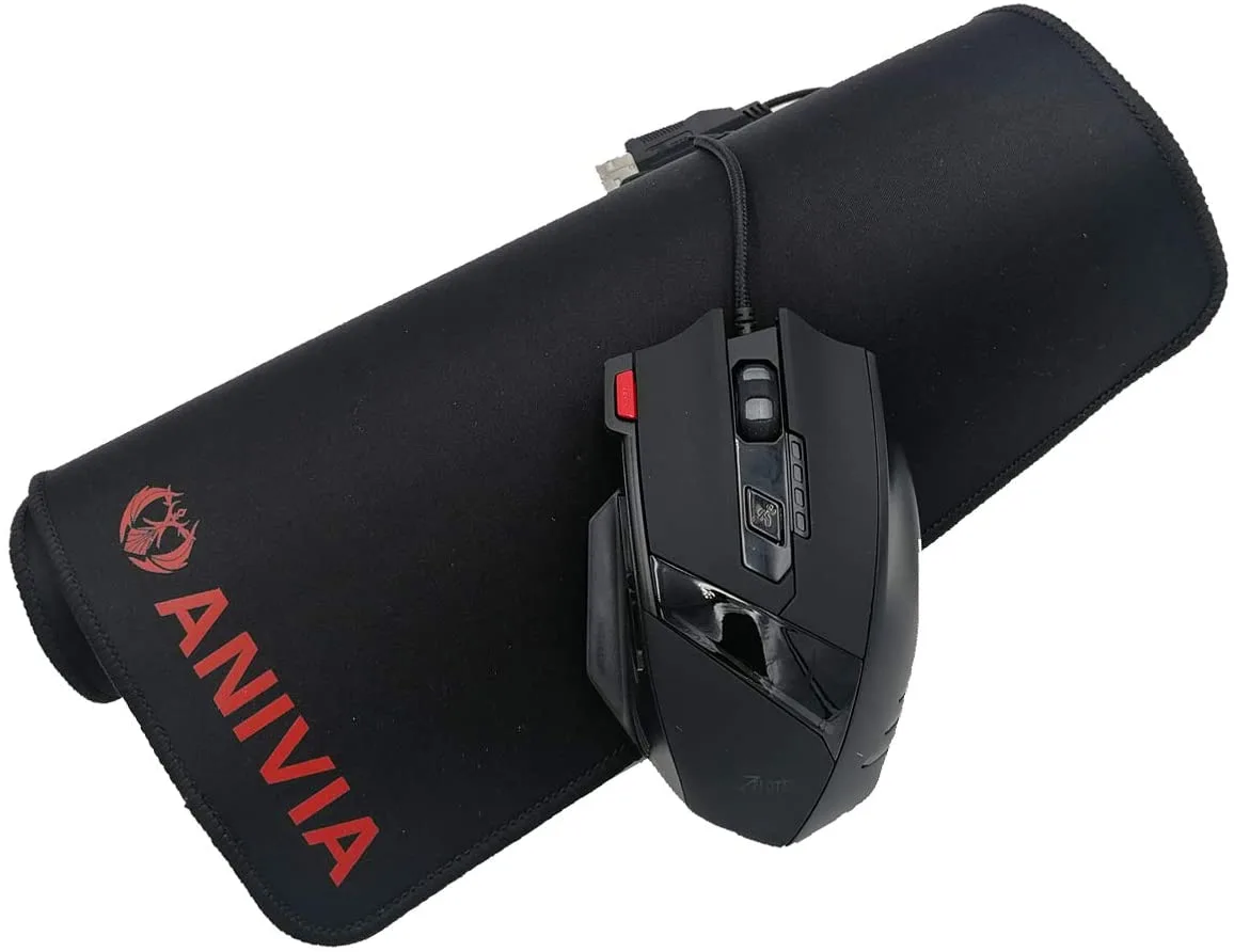 EACH EACH Gaming Mouse &amp; XXL Mouse Pad Set T60 G80 800x300mm Black — product photo