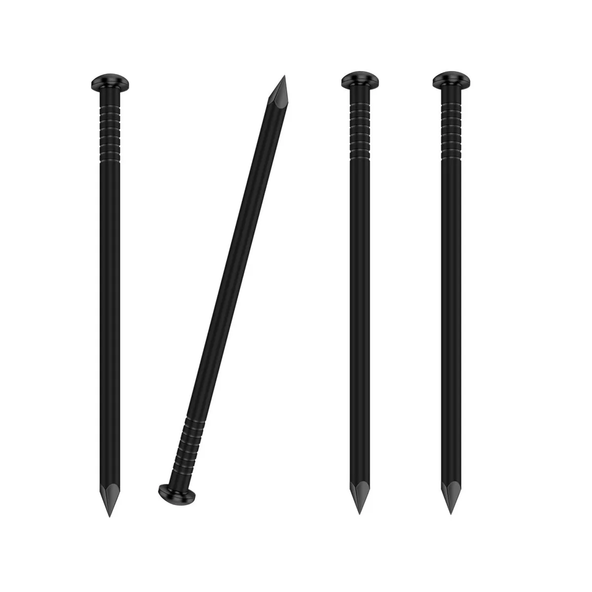 400 black round-head nails 3.5mm x 25mm in bulk pack