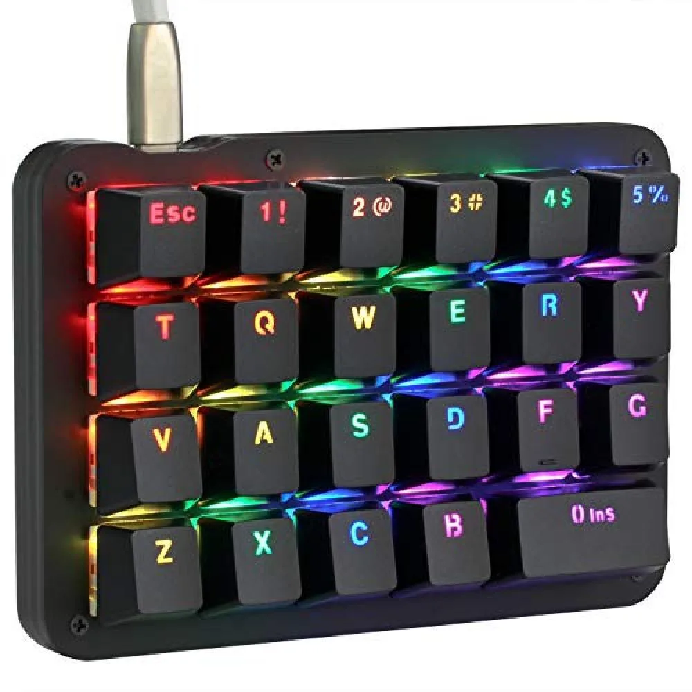 Koolertron Koolertron 23-key programmable macro keyboard (red axis RGB black) — product photo
