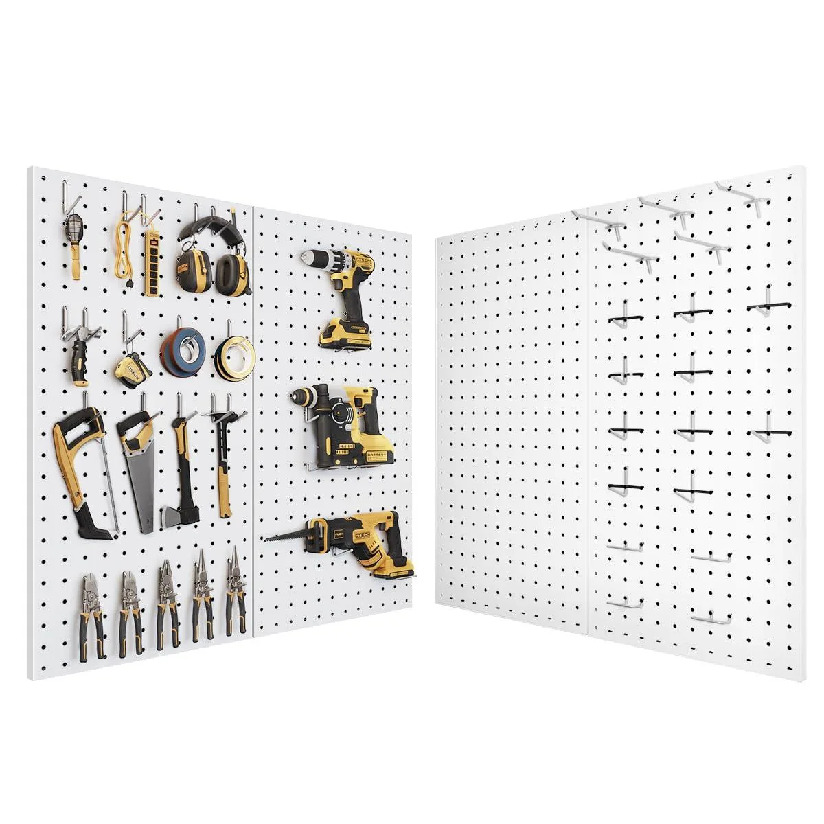 Metal Pegboard Tool Organizer 12 x 24 in 30 lb 4 Pack — product photo