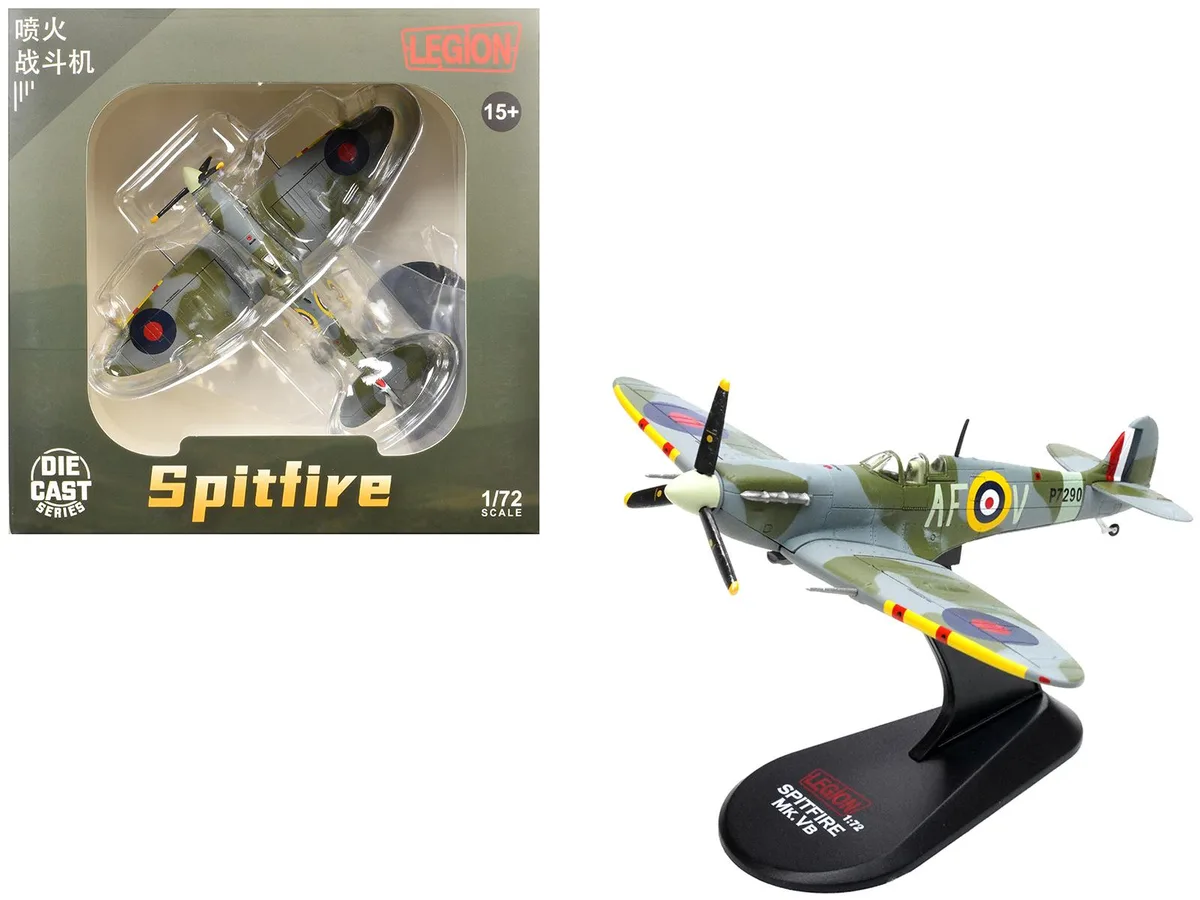 Legion Supplies Legion Supplies Supermarine Spitfire Mk IIa "RAF Duxford" 1/72 Diecast 1942 — product photo