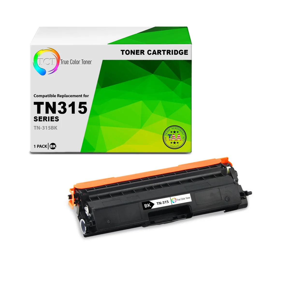 True Color Toner True Color Toner TN-315BK Black Toner Cartridge 6000 Pages — product photo