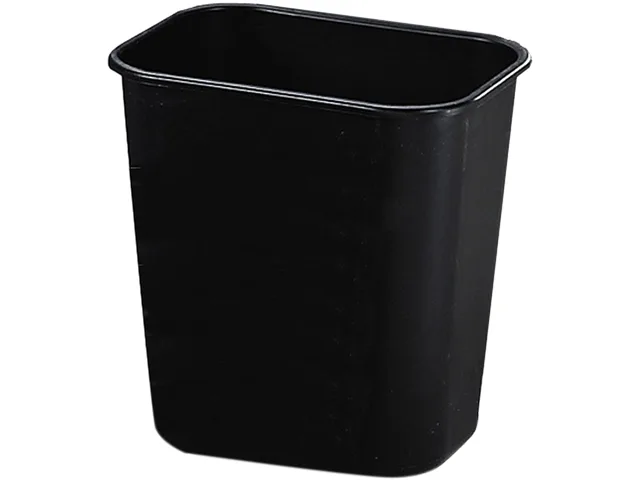 Rubbermaid Commercial Rubbermaid Commercial 295500BKCT Deskside Wastebasket 3.25 gal Black 12 Pack — product photo