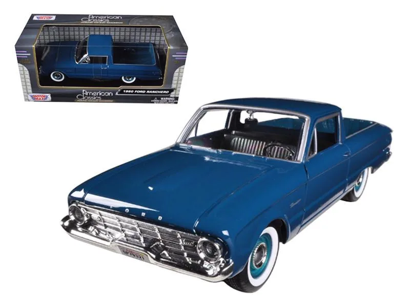 MOTORMAX MOTORMAX 1960 Ford Falcon Ranchero Pickup Blue 1/24 Diecast Vehicle — product photo