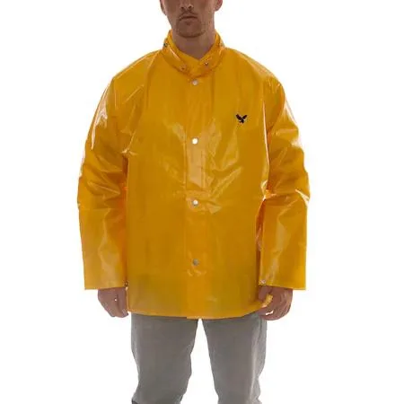 TINGLEY RUBBER CORP. TINGLEY RUBBER CORP. J22257 Rain Jacket S Gold 29 in 38 in chest .25 mm personal protective equipment — product photo