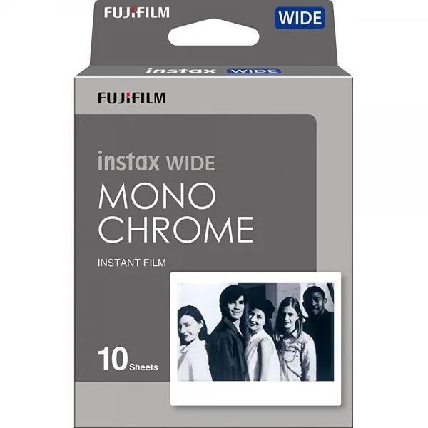FUJIFILM FUJIFILM 16564101 Instax Wide Monochrome Film 10 sheets ISO 800 — product photo